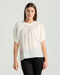 Lisette Gathered Yoke Top