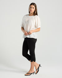 Lisette Gathered Yoke Top