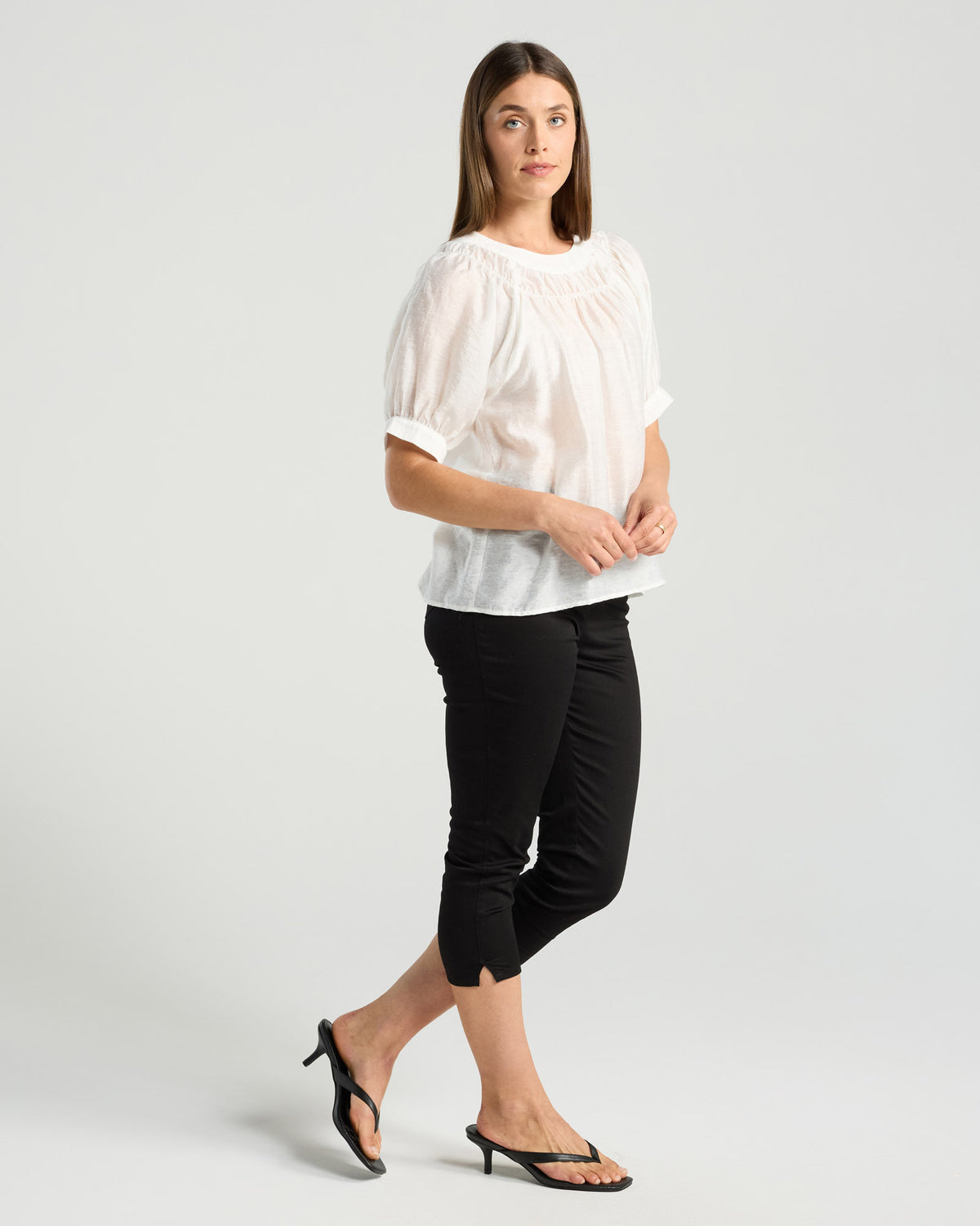 Lisette Gathered Yoke Top