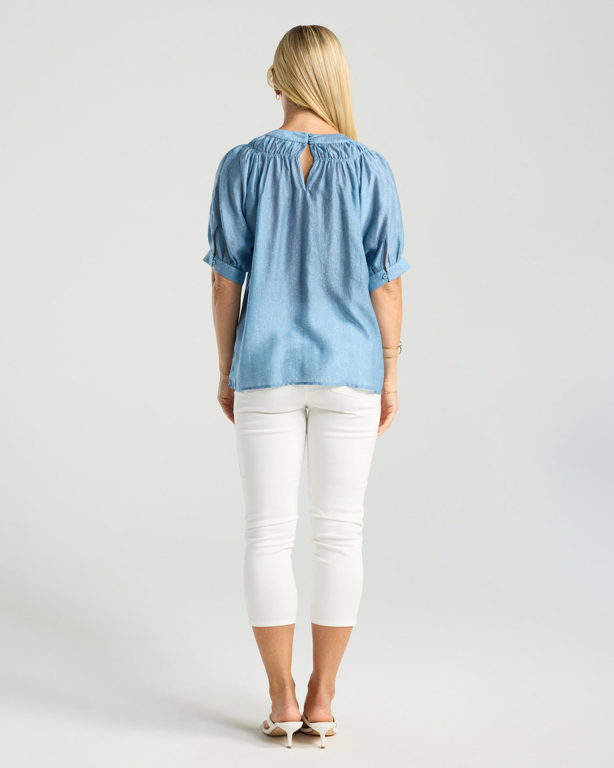 Lisette Gathered Yoke Top