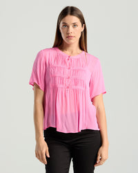 Hilarie Gathered Front Top