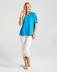 Rosella Stitch Detail Top