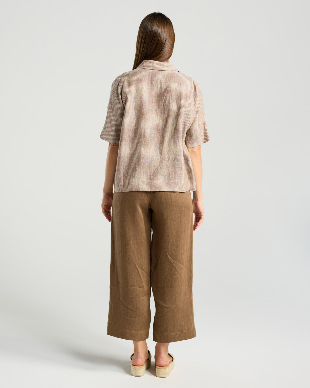 Cecile Stripe Linen Shirt