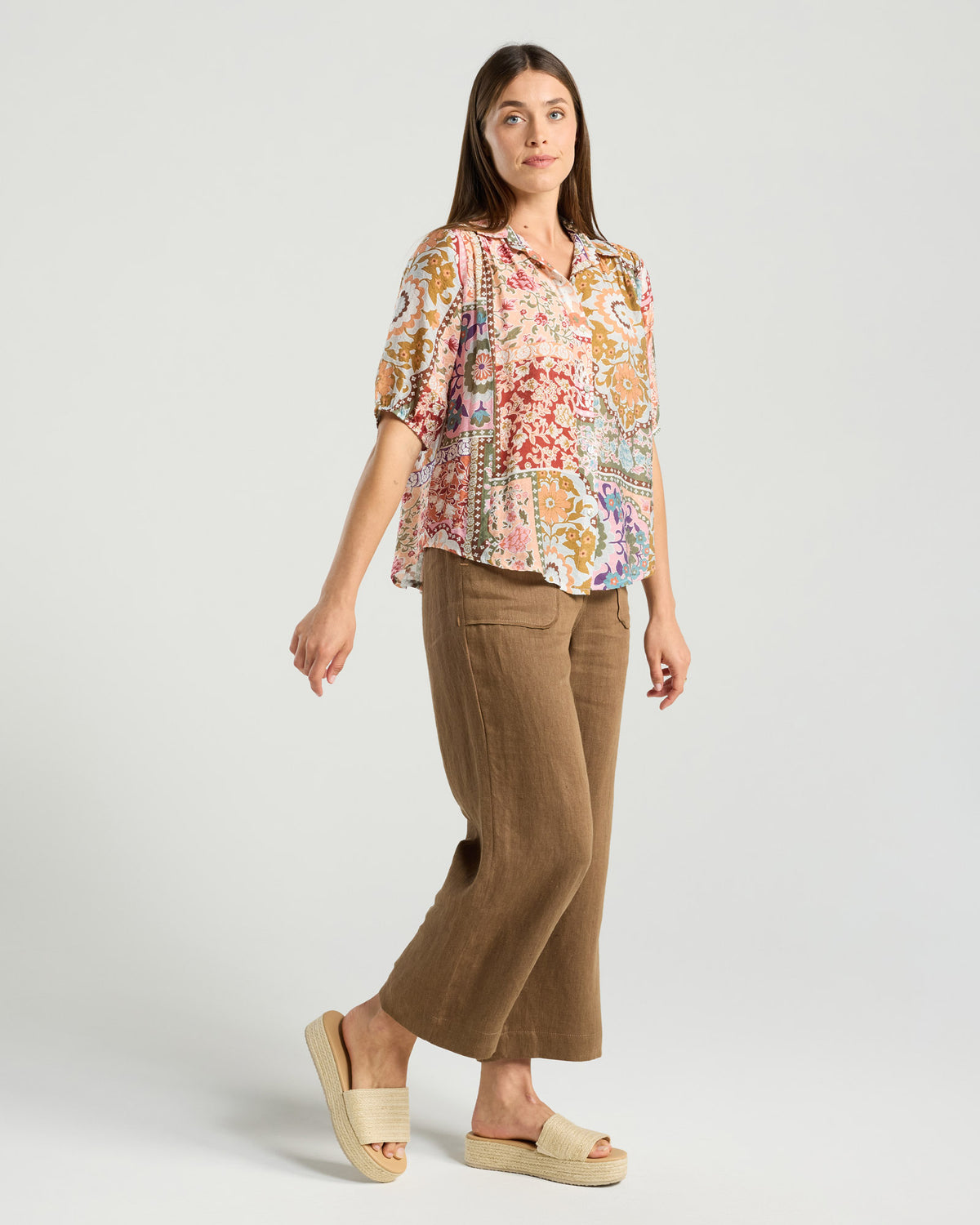 Darrell Gathered Waist Top