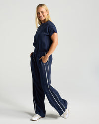 Greta Stripe Trim Pant