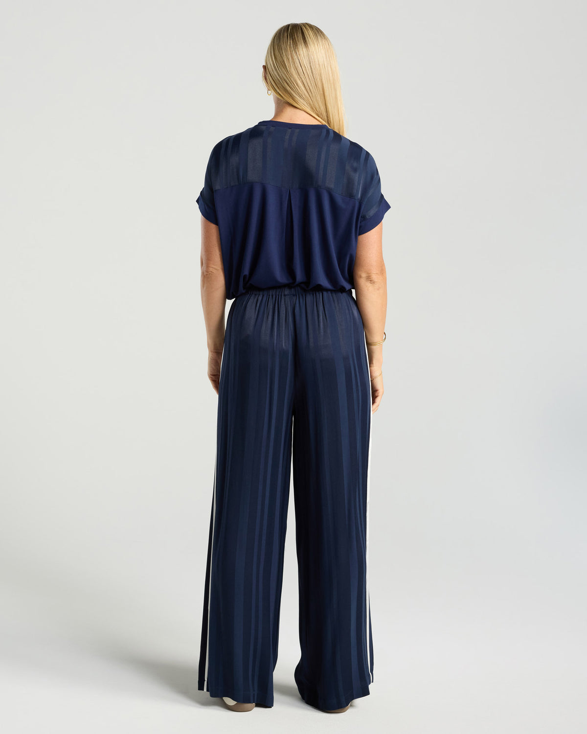 Greta Stripe Trim Pant