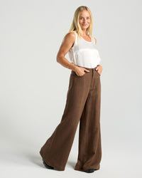 Leonora Palazzo Linen Pant