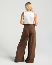 Leonora Palazzo Linen Pant