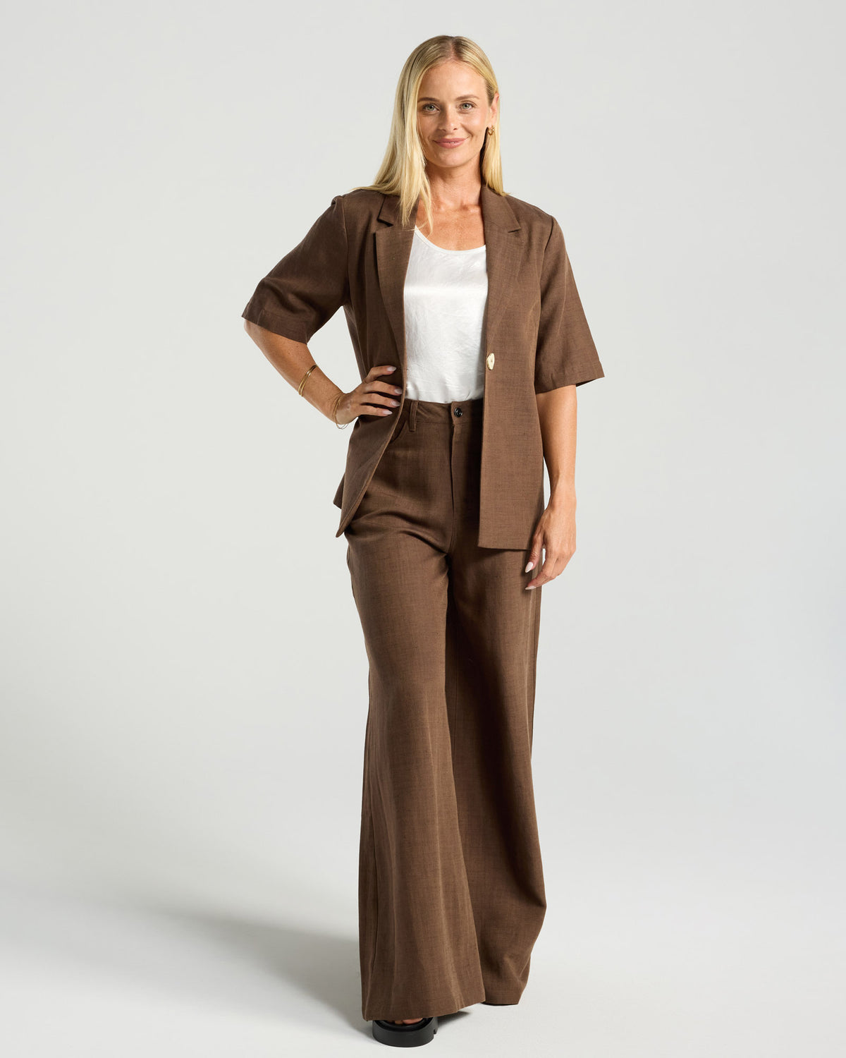 Francesca Linen Blazer