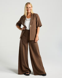 Francesca Linen Blazer