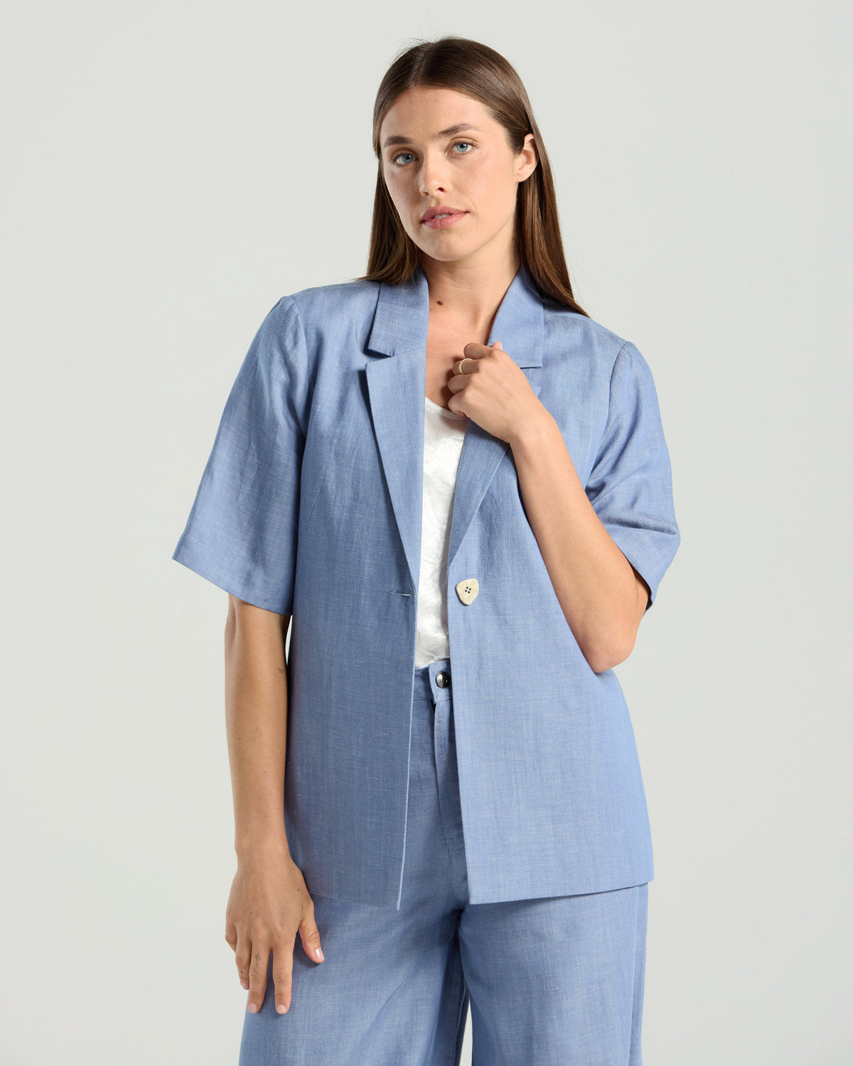Francesca Linen Blazer