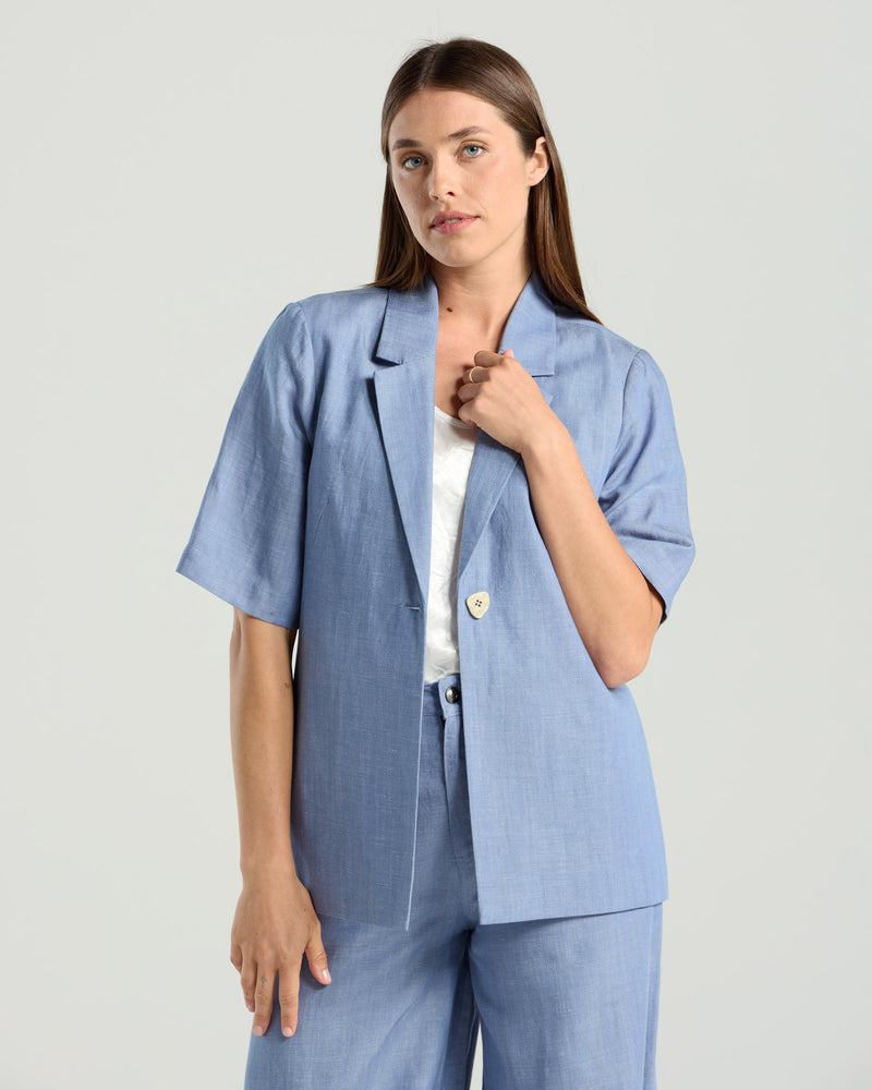 Francesca Linen Blazer