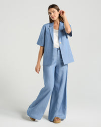 Francesca Linen Blazer