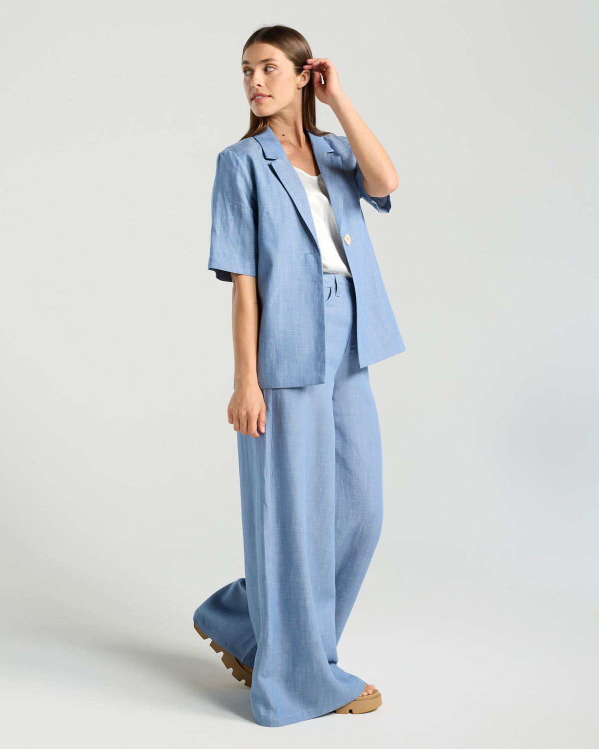 Francesca Linen Blazer