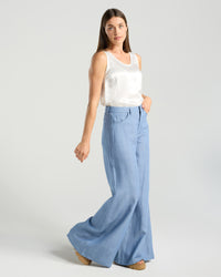 Leonora Palazzo Linen Pant