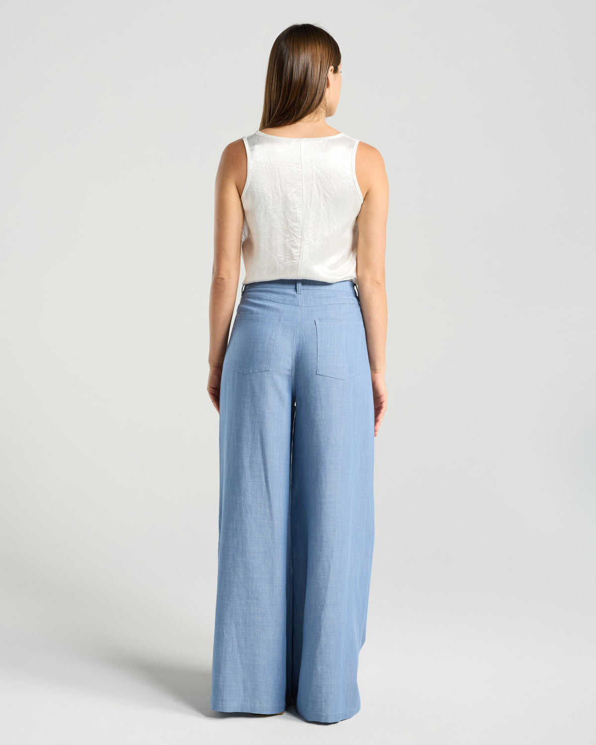 Leonora Palazzo Linen Pant