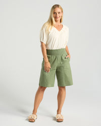 Darcy Shirred Waistband Short