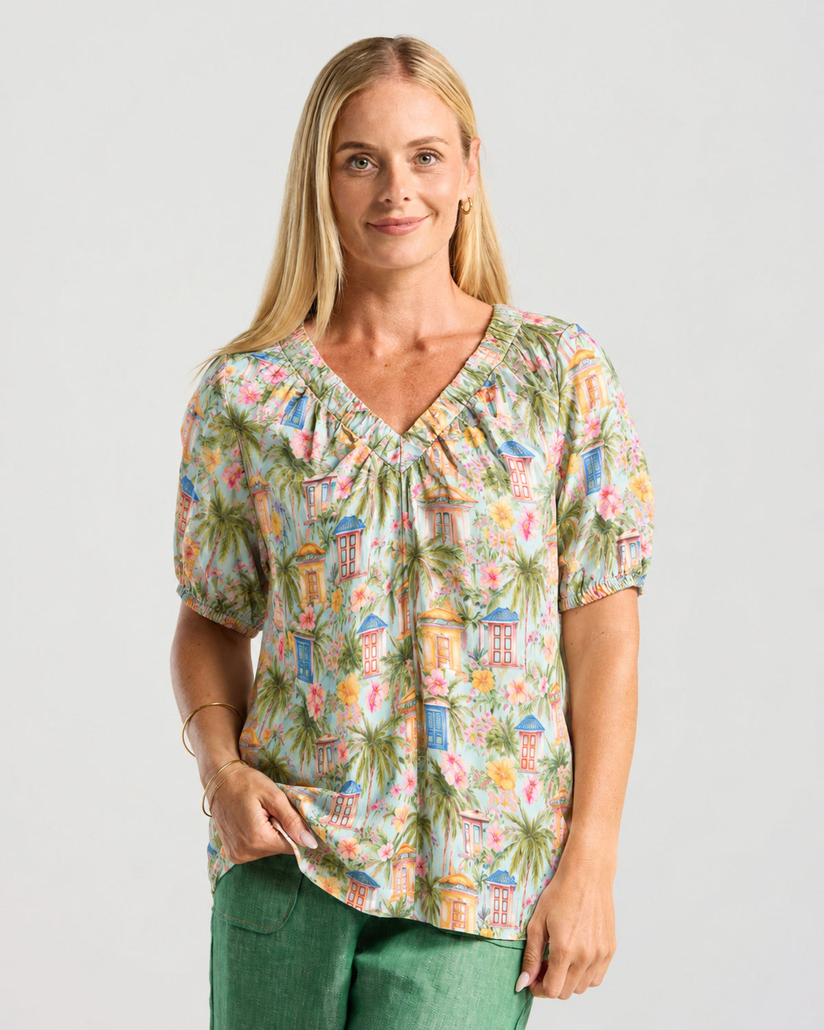 Nioletta V Neck Top