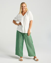 Delfina V Neck Top