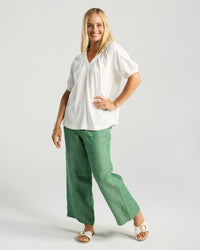 Delfina V Neck Top
