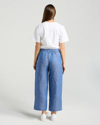 Ester Crop Linen Pant