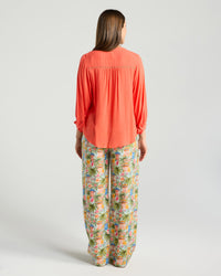 Paola Ladder Trim Blouse