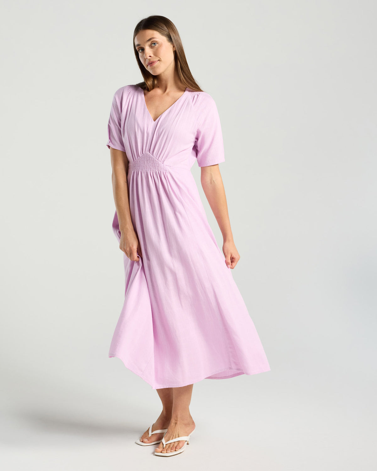 Viviana V Neck Dress