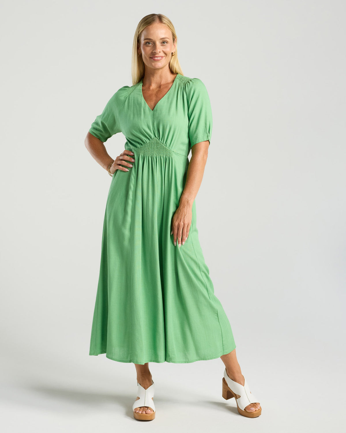 Viviana V Neck Dress