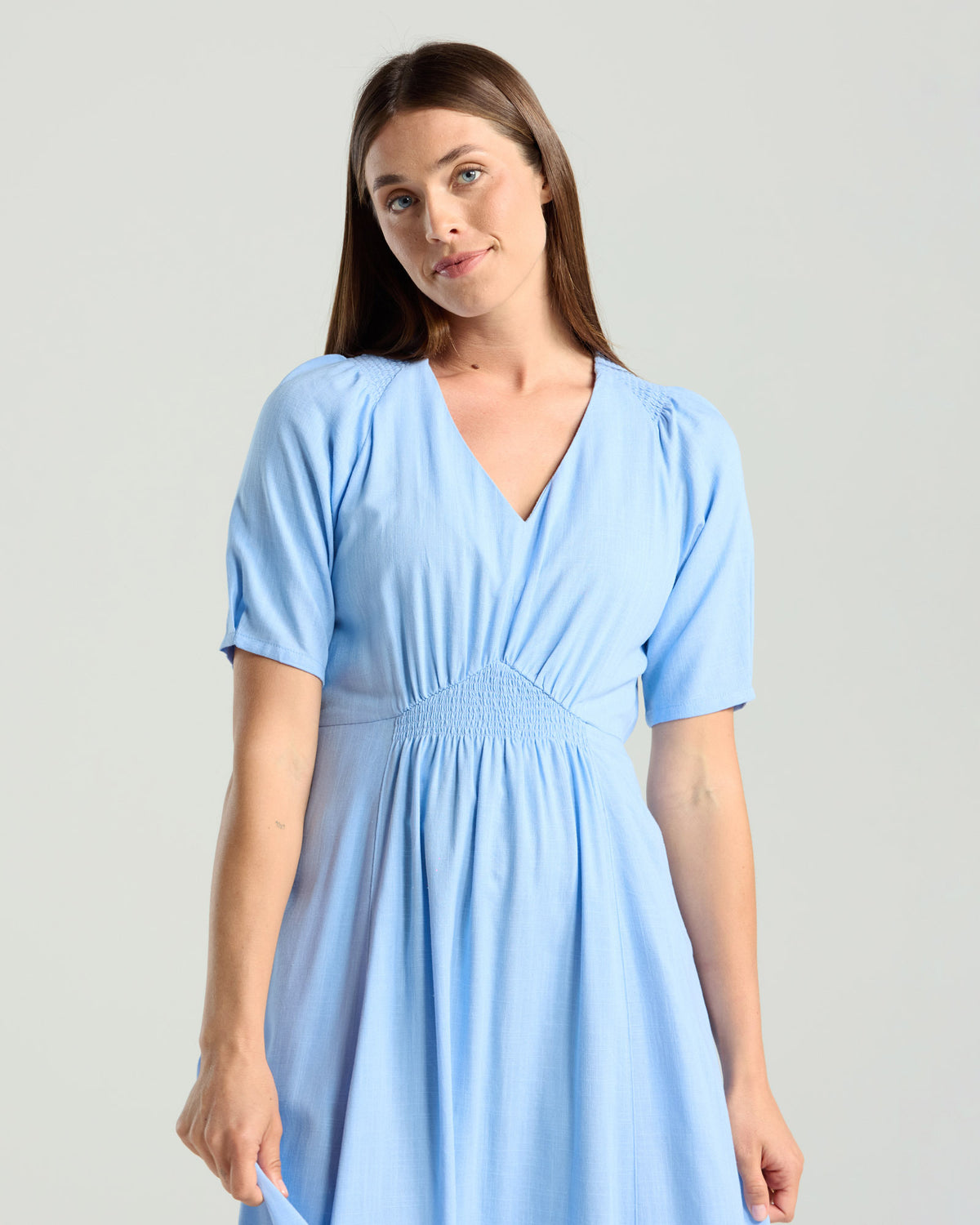 Viviana V Neck Dress