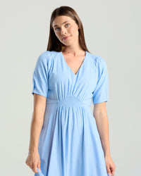 Viviana V Neck Dress