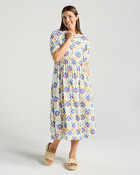 Genevieve Button Placket Dress