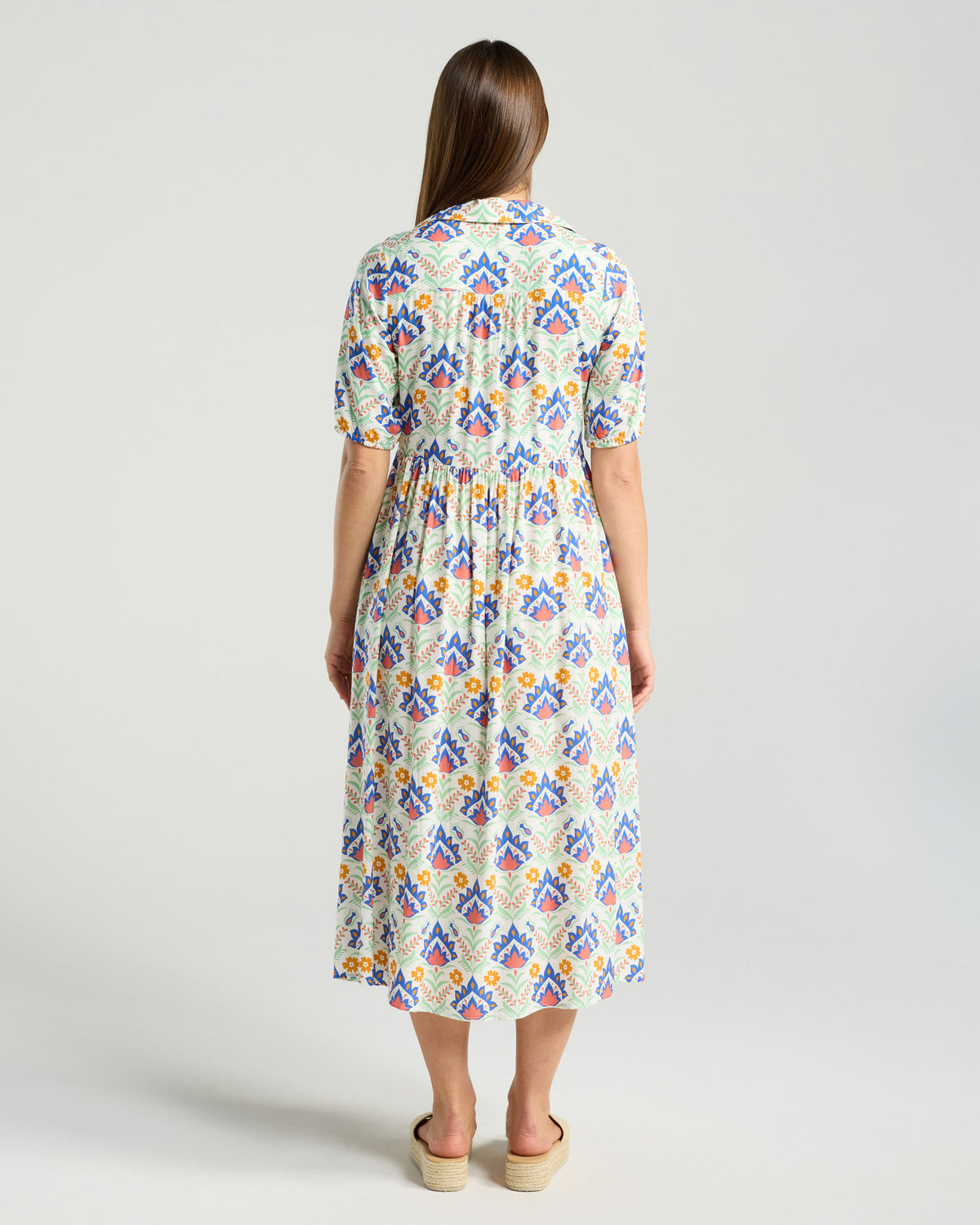 Genevieve Button Placket Dress
