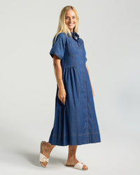 Tulia Chambray Shirt Dress