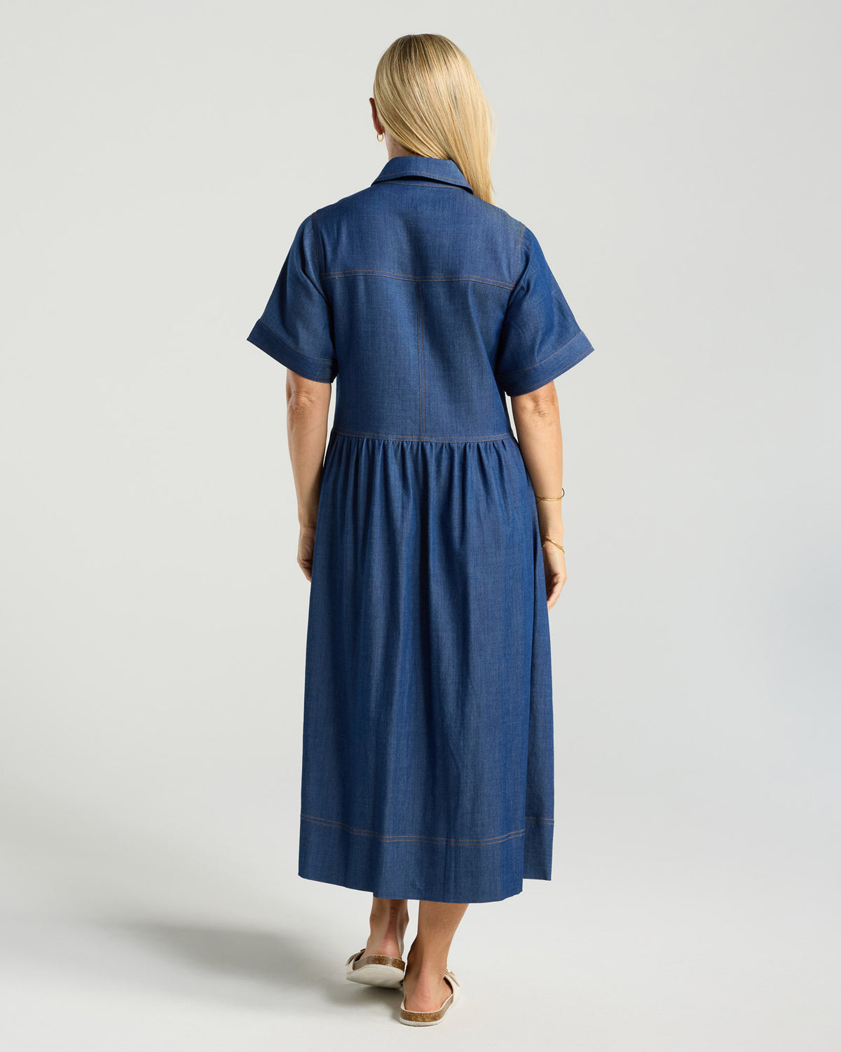 Tulia Chambray Shirt Dress
