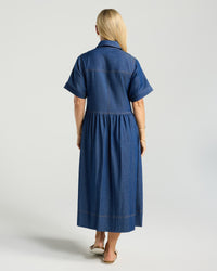 Tulia Chambray Shirt Dress