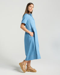 Tulia Chambray Shirt Dress