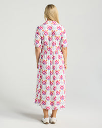Genevieve Button Placket Dress