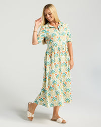Genevieve Button Placket Dress