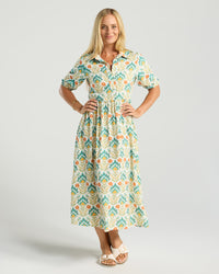 Genevieve Button Placket Dress
