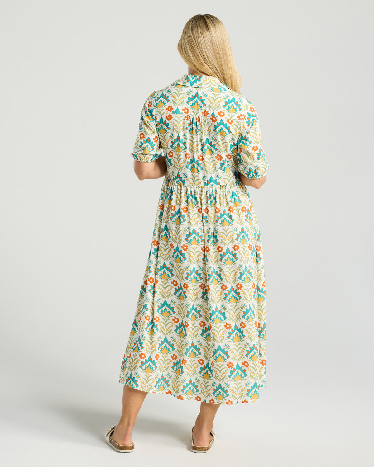 Genevieve Button Placket Dress