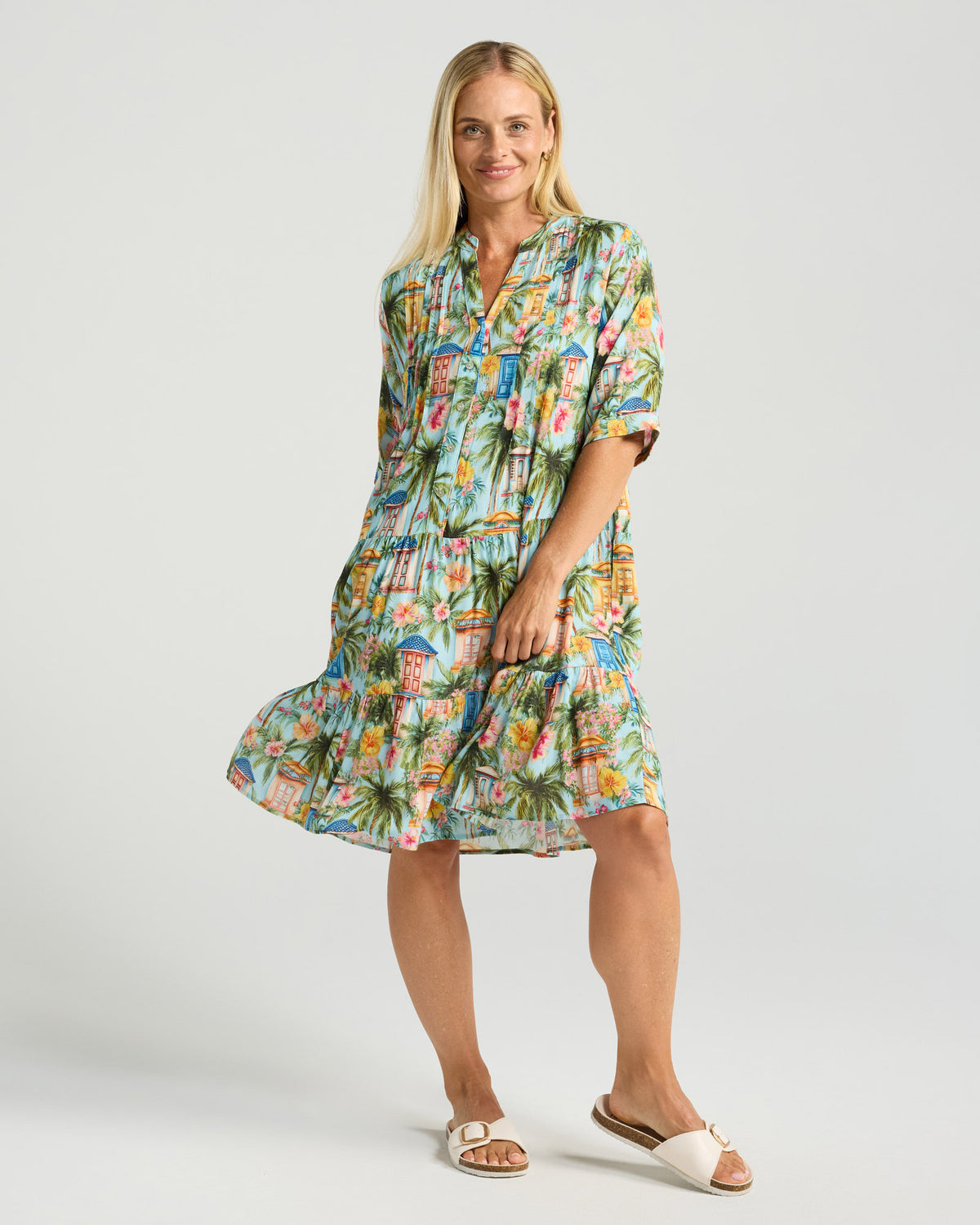 Rosanna Short Tiered Dress