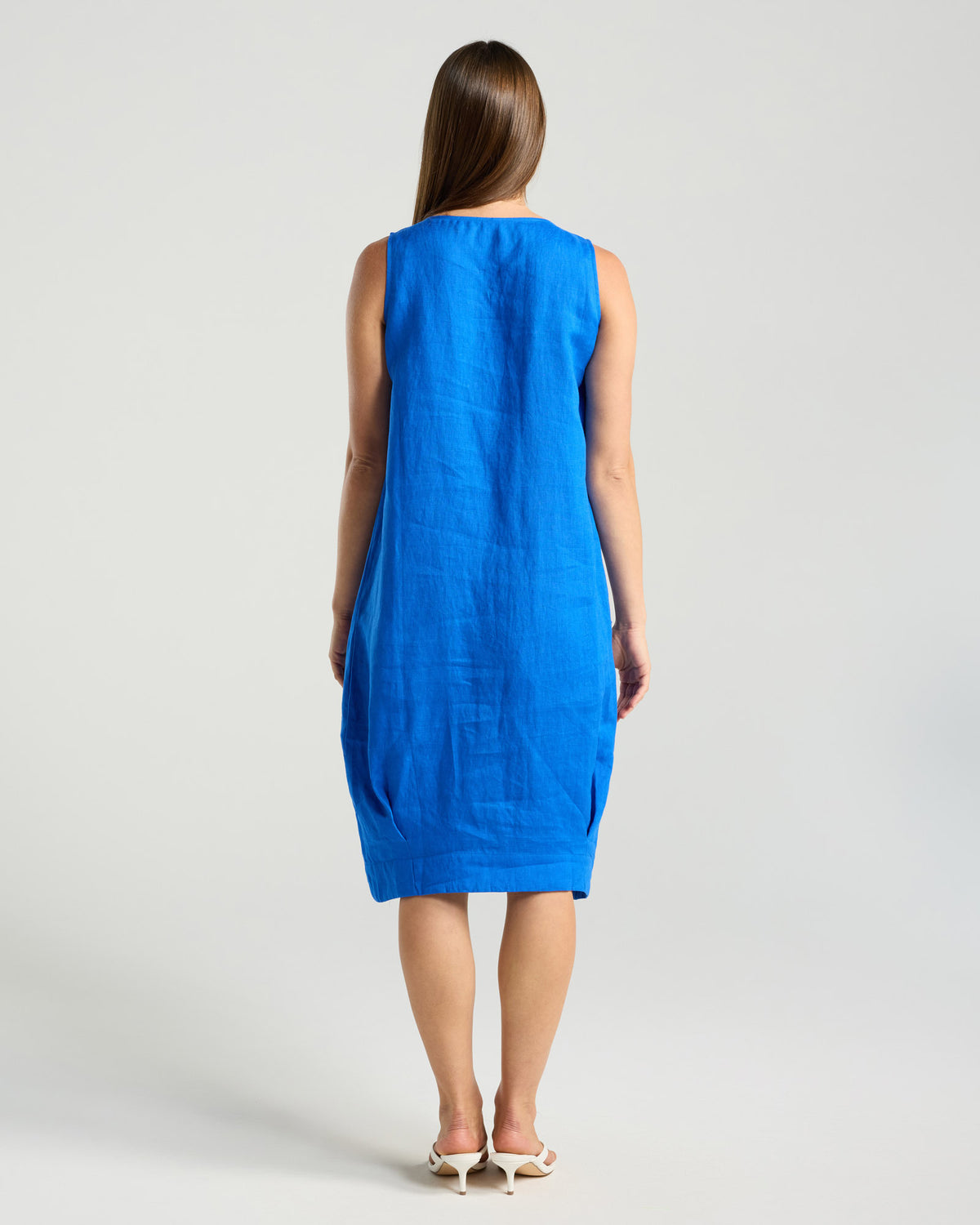 Lillian Sleeveless Bubble Hem Dress