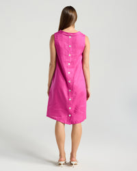 Natacha Sleeveless Button Back Dress