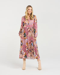 Jane Button Placket Dress