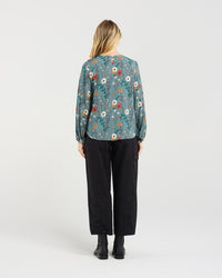 Leanne Pintuck Sleeve Top