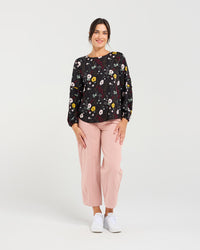 Leanne Pintuck Sleeve Top