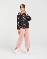 Leanne Pintuck Sleeve Top