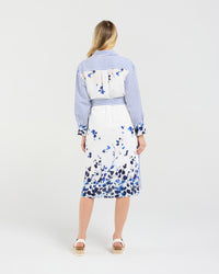 Margot Print Back Shirt Dress