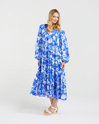 Liana Tiered V-neck Dress
