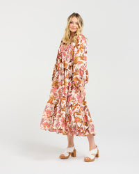 Liana Tiered V-neck Dress